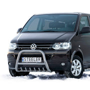 VW T5 nudge bar polished stainless steel